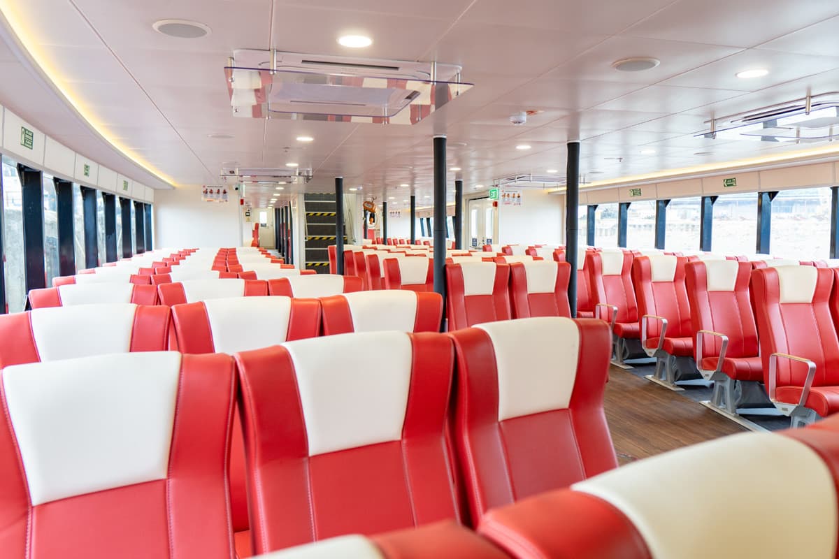 Air-conditioned passenger cabin